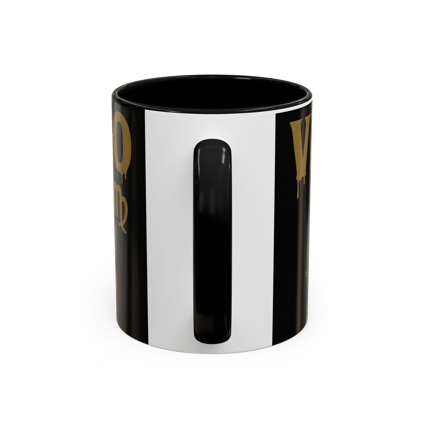 Astrology Virgo Coffee Mug, Zodiac Gift for Virgo Season, Horoscope Mug, Black and Gold Mugs, Astrology Gifts