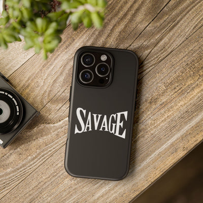 Savage Phone Case | Tough Cases for Bold Personalities | Stylish, Durable, Customizable, Trendy Gifts for Friends, Birthday, Everyday Use