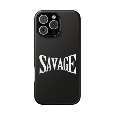 Savage Phone Case | Tough Cases for Bold Personalities | Stylish, Durable, Customizable, Trendy Gifts for Friends, Birthday, Everyday Use