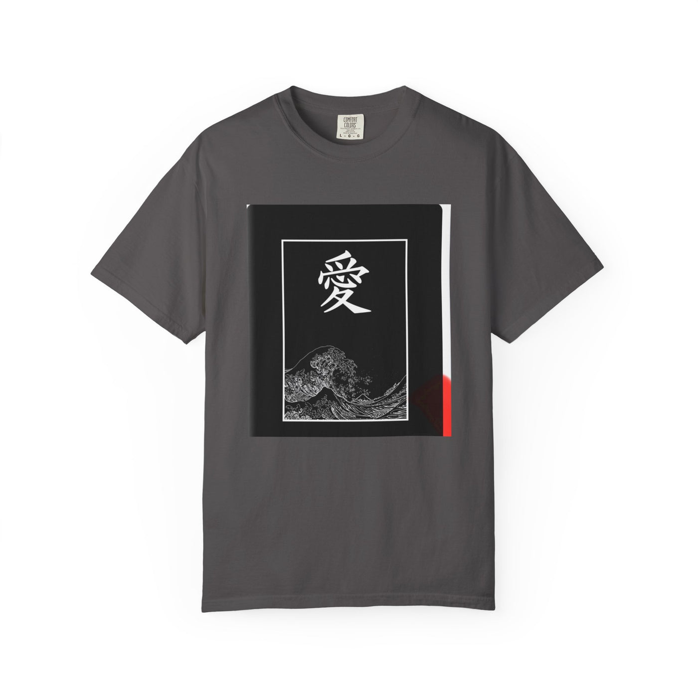 Japanese Love Art Unisex Garment-Dyed T-Shirt, Casual Wear, Gift for Lovers, Trendy T-Shirt, Unique Graphic Tee, Streetwear Fashion