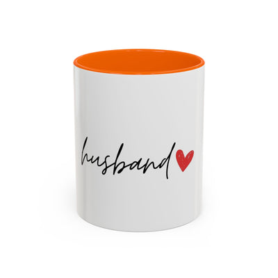 Husband Love Mug | Perfect Gift for Spouse, Romantic Coffee Cup, Wedding Anniversary Present, Sweetheart Mug, Cute Kitchen Accessory