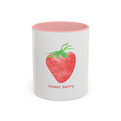 Sweet Berry Accent Coffee Mug - Perfect for Berry Lovers, Kitchen Decor, Gifts, and Daily Use