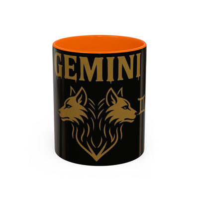 Gemini Accent Coffee Mug | Zodiac Gift for Astrology Lovers, Unique Tea Mug, Personalized Astrology Decor, Celestial Homeware