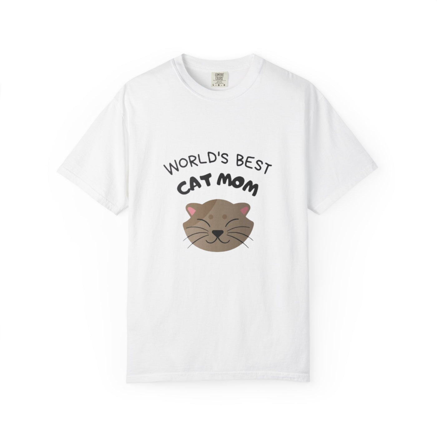 World's Best Cat Mom T-Shirt, Cute Cat Gift, Animal Lover Tee, Cat Mom Apparel, Funny T-Shirt for Pet Owners, Cat Themed Gift