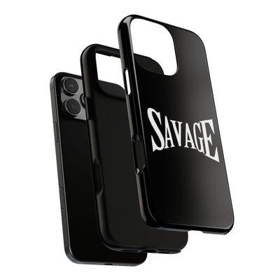 Savage Phone Case | Tough Cases for Bold Personalities | Stylish, Durable, Customizable, Trendy Gifts for Friends, Birthday, Everyday Use
