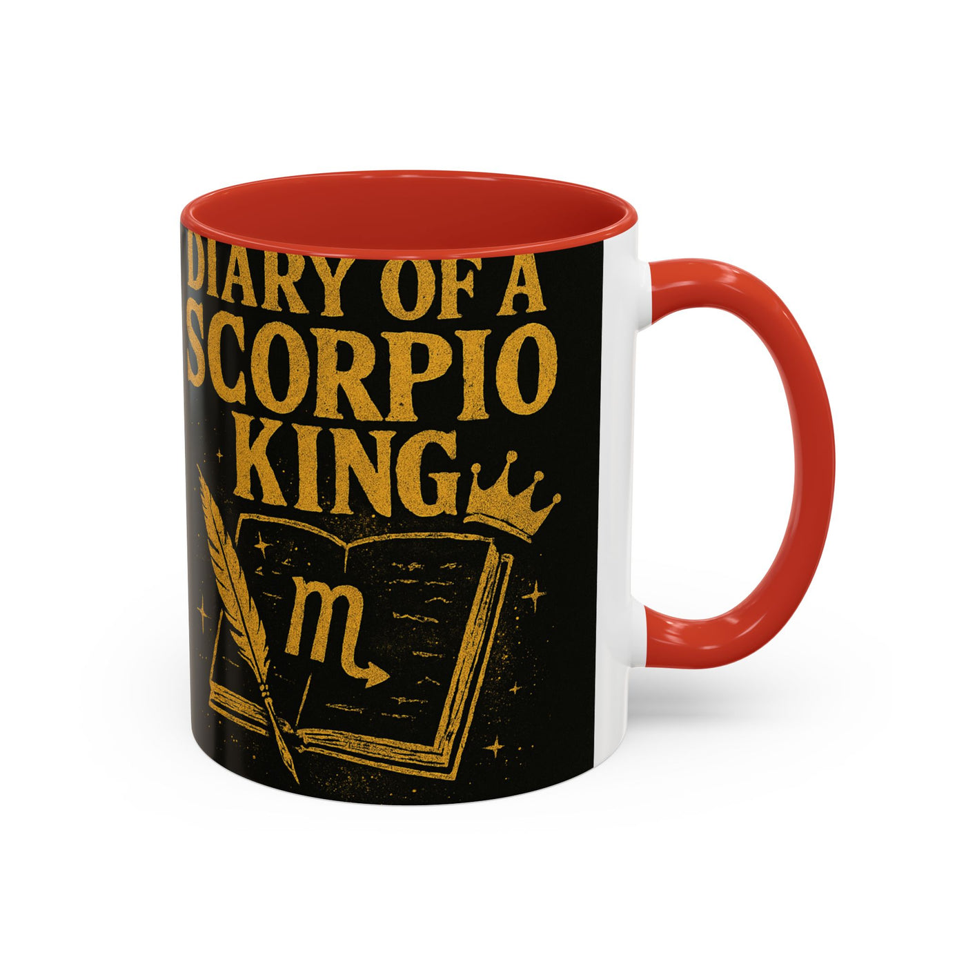 Scorpio King Coffee Mug | Astrological Gift, Zodiac Lover, Birthday Present, Astrology Decor, Unique Coffee Cup
