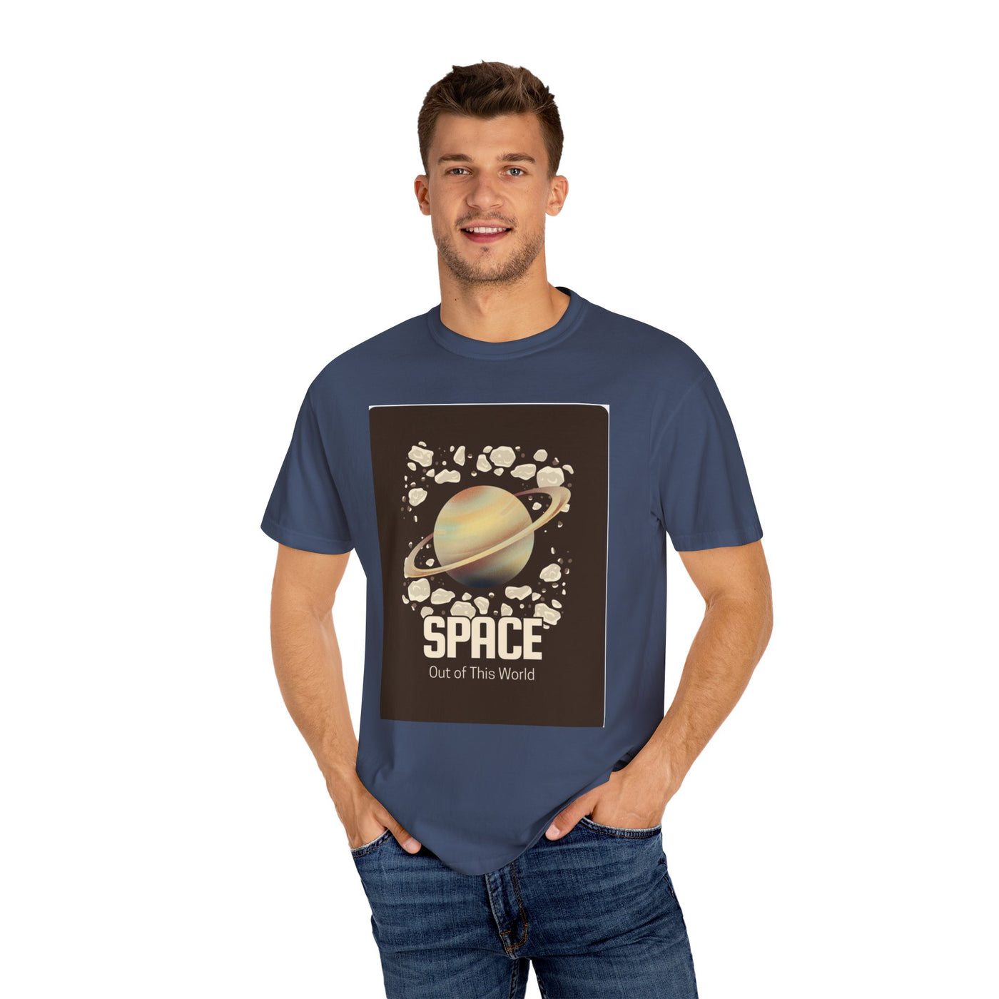 Out of This World Space T-Shirt, Unisex Space Tee, Cool Graphic Shirt, Gift for Space Lovers, Cosmic Apparel, Science Fiction Fashion