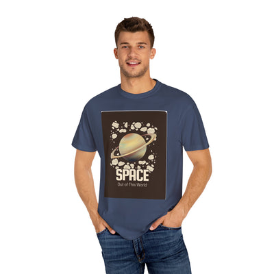 Out of This World Space T-Shirt, Unisex Space Tee, Cool Graphic Shirt, Gift for Space Lovers, Cosmic Apparel, Science Fiction Fashion