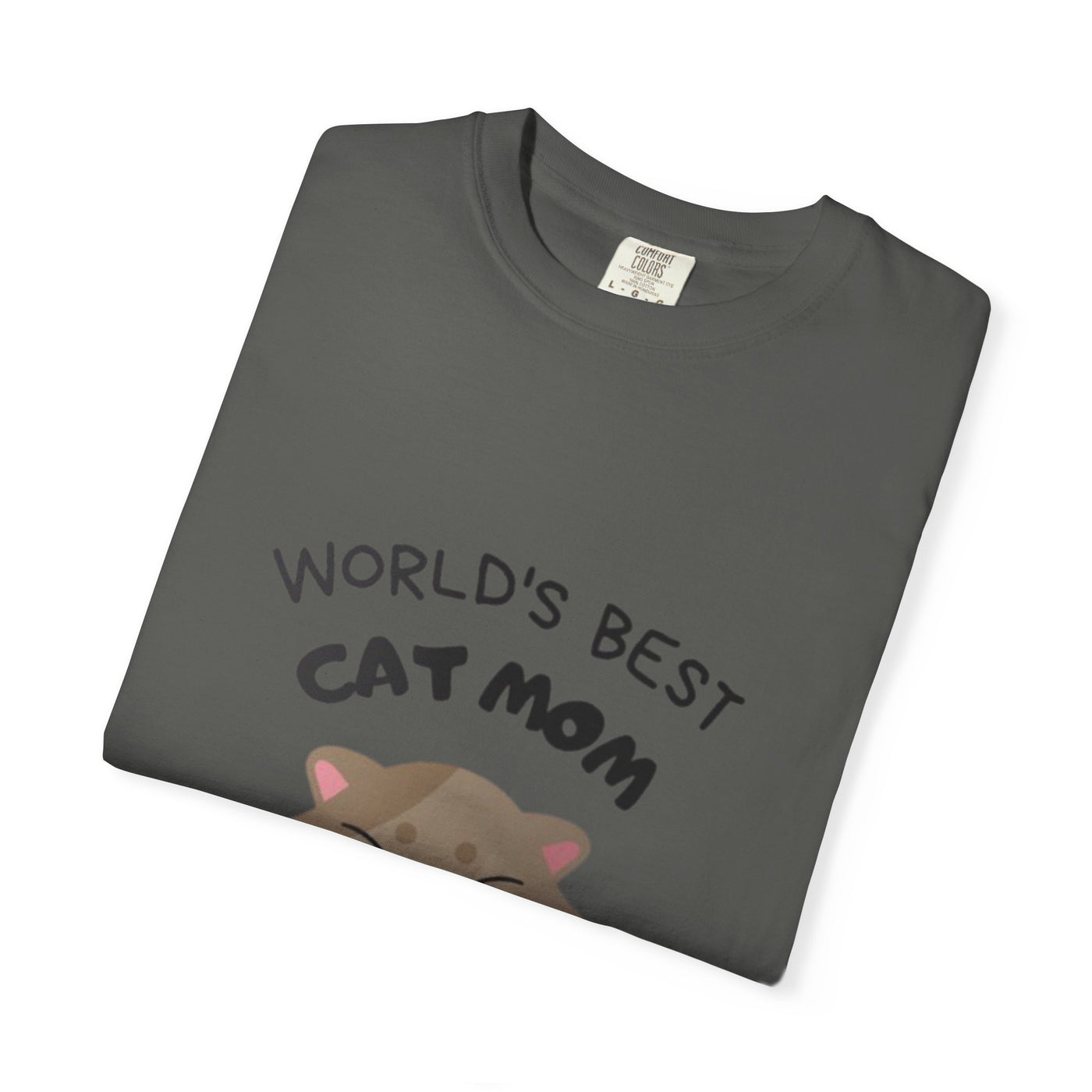 World's Best Cat Mom T-Shirt, Cute Cat Gift, Animal Lover Tee, Cat Mom Apparel, Funny T-Shirt for Pet Owners, Cat Themed Gift