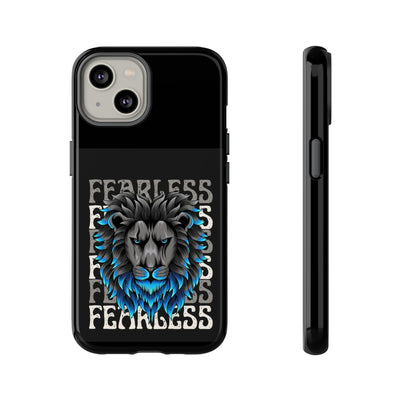 Fearless Lion Phone Case, Tough Phone Cover for Men, Unique Gift for Lion Lovers, Cool Tech Accessories, Bold Statement Case