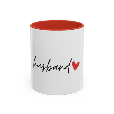 Husband Love Mug | Perfect Gift for Spouse, Romantic Coffee Cup, Wedding Anniversary Present, Sweetheart Mug, Cute Kitchen Accessory