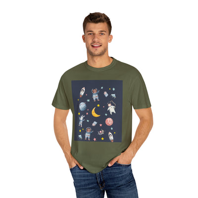 Cosmic Adventure T-Shirt - Unisex Space Graphic Tee, Gift for Astronaut Lovers, Kids & Adults, Astronomy Enthusiast, Birthday Present