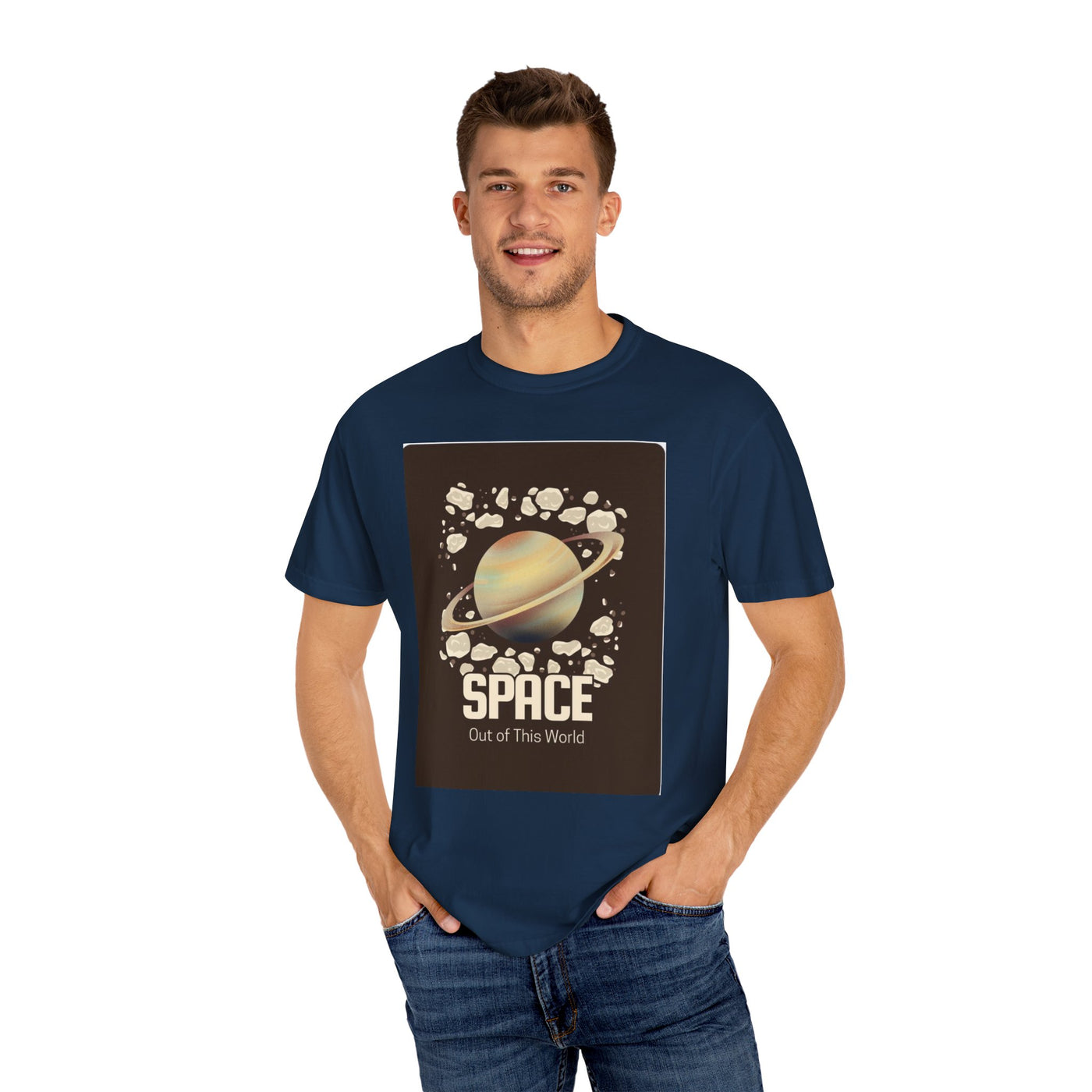 Out of This World Space T-Shirt, Unisex Space Tee, Cool Graphic Shirt, Gift for Space Lovers, Cosmic Apparel, Science Fiction Fashion