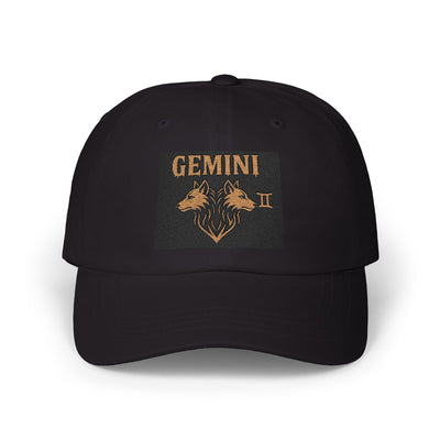 Gemini Classic Dad Cap | Trendy Adjustable Cap for Astrological Lovers, Birthday Gift, Zodiac Sign Hat, Casual Style Headwear, Unisex Cap