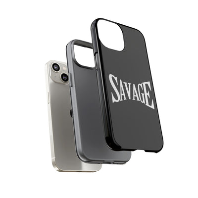 Savage Phone Case | Tough Cases for Bold Personalities | Stylish, Durable, Customizable, Trendy Gifts for Friends, Birthday, Everyday Use