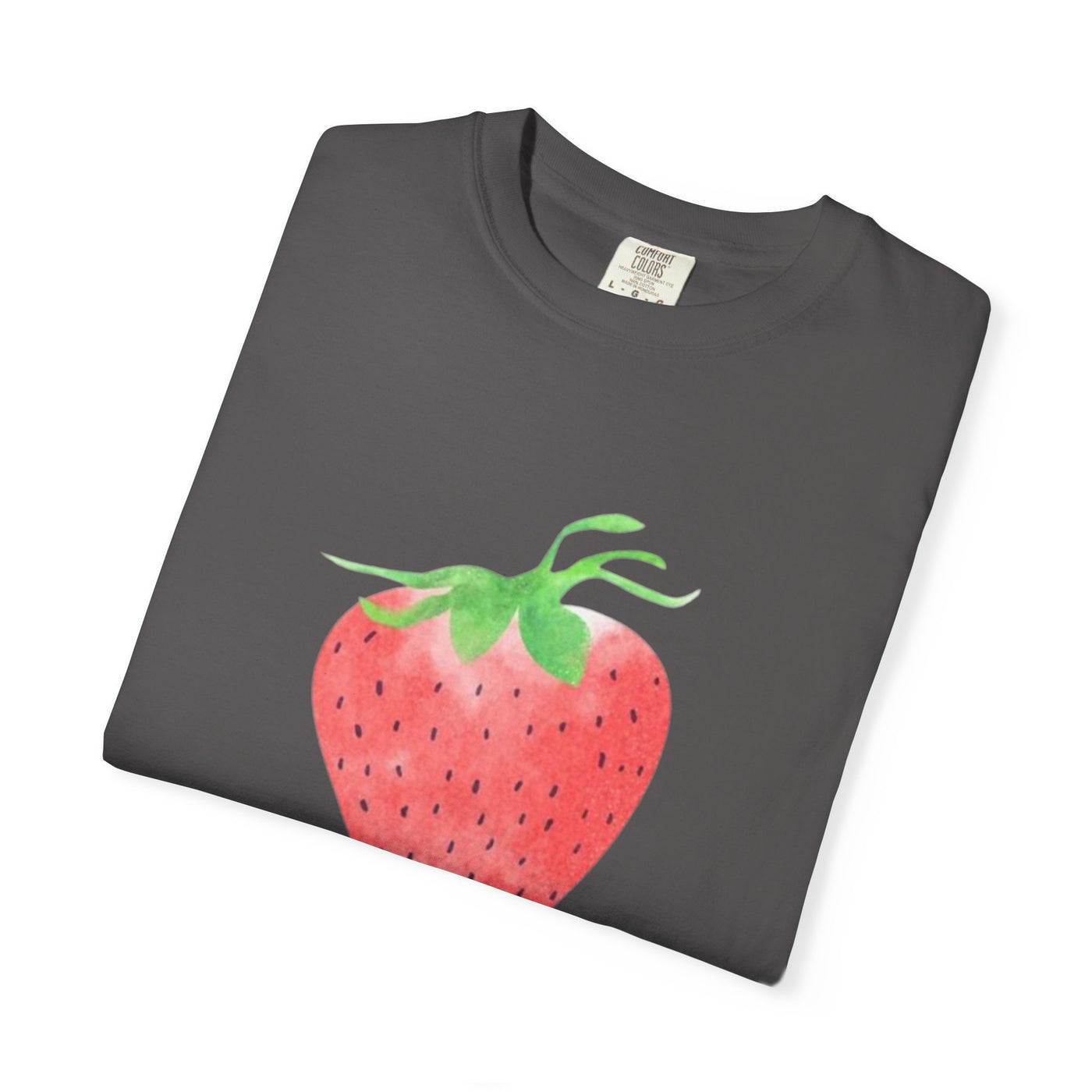 Strawberry Print Unisex T-shirt, Cute Summer Tee, Fruit Lover Gift, Casual Fashion, Eco-Friendly Apparel, Perfect for Picnics