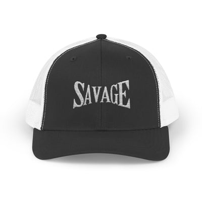 Savage Snapback Trucker Cap | Trendy Hat for Casual Outings, Perfect Gift for Birthdays, Festivals, Summer Events, Sporty Look