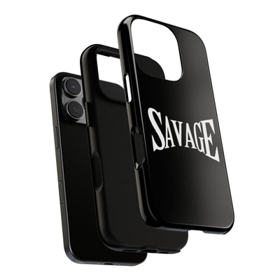 Savage Phone Case | Tough Cases for Bold Personalities | Stylish, Durable, Customizable, Trendy Gifts for Friends, Birthday, Everyday Use