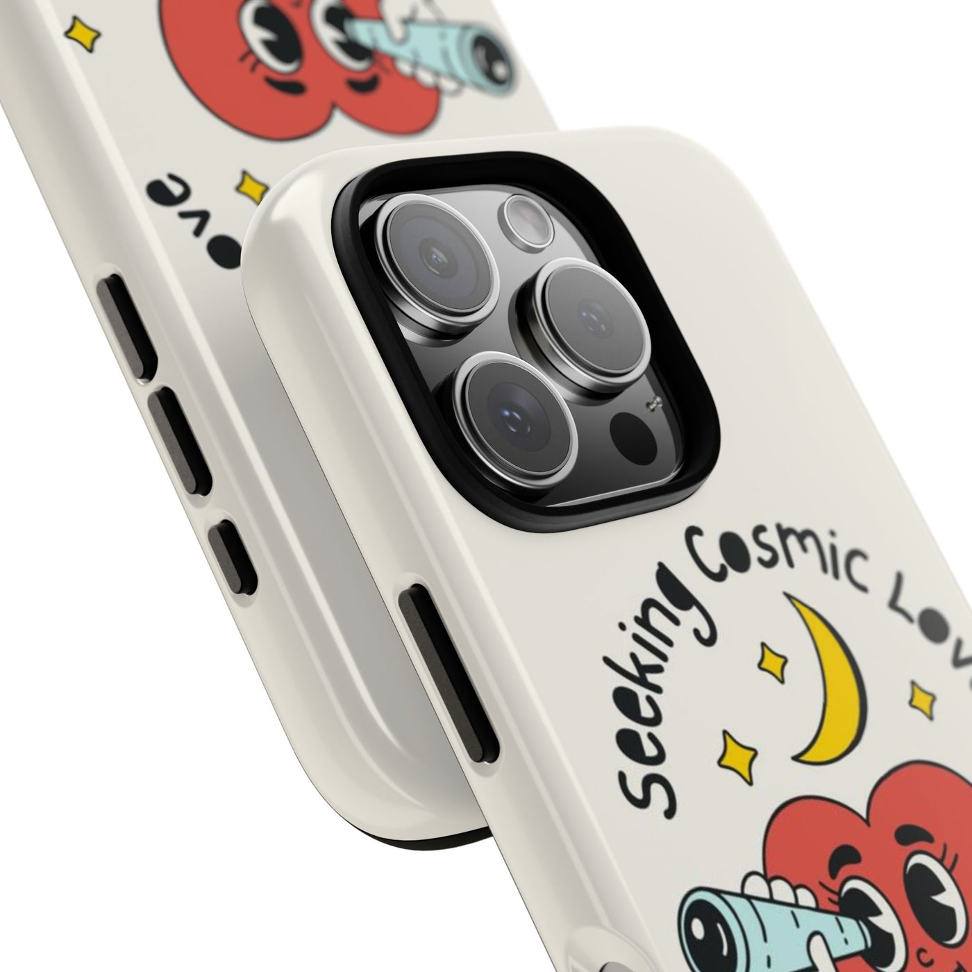 Cosmic Love Phone Case - Whimsical Heart Design, Cute Gift for Astronomers, Fun Accessories for Star Lovers, Adorable Tech Decor, [...]