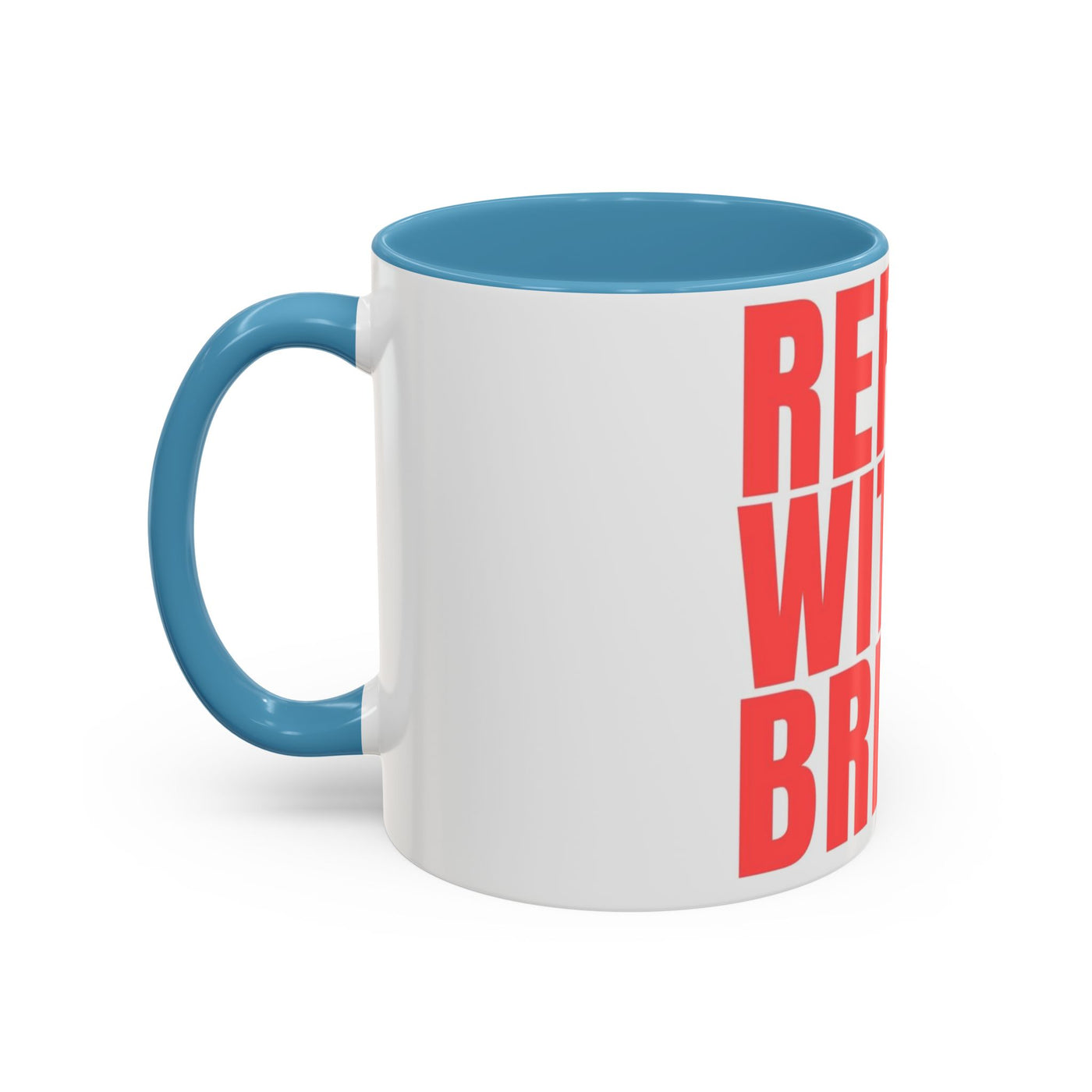 Refuel with Brew Accent Coffee Mug | Perfect Gift for Coffee Lovers, Daily Motivation, Home Office Decor, Birthday Mug, Unique Drinkware