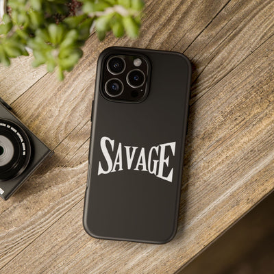 Savage Phone Case | Tough Cases for Bold Personalities | Stylish, Durable, Customizable, Trendy Gifts for Friends, Birthday, Everyday Use