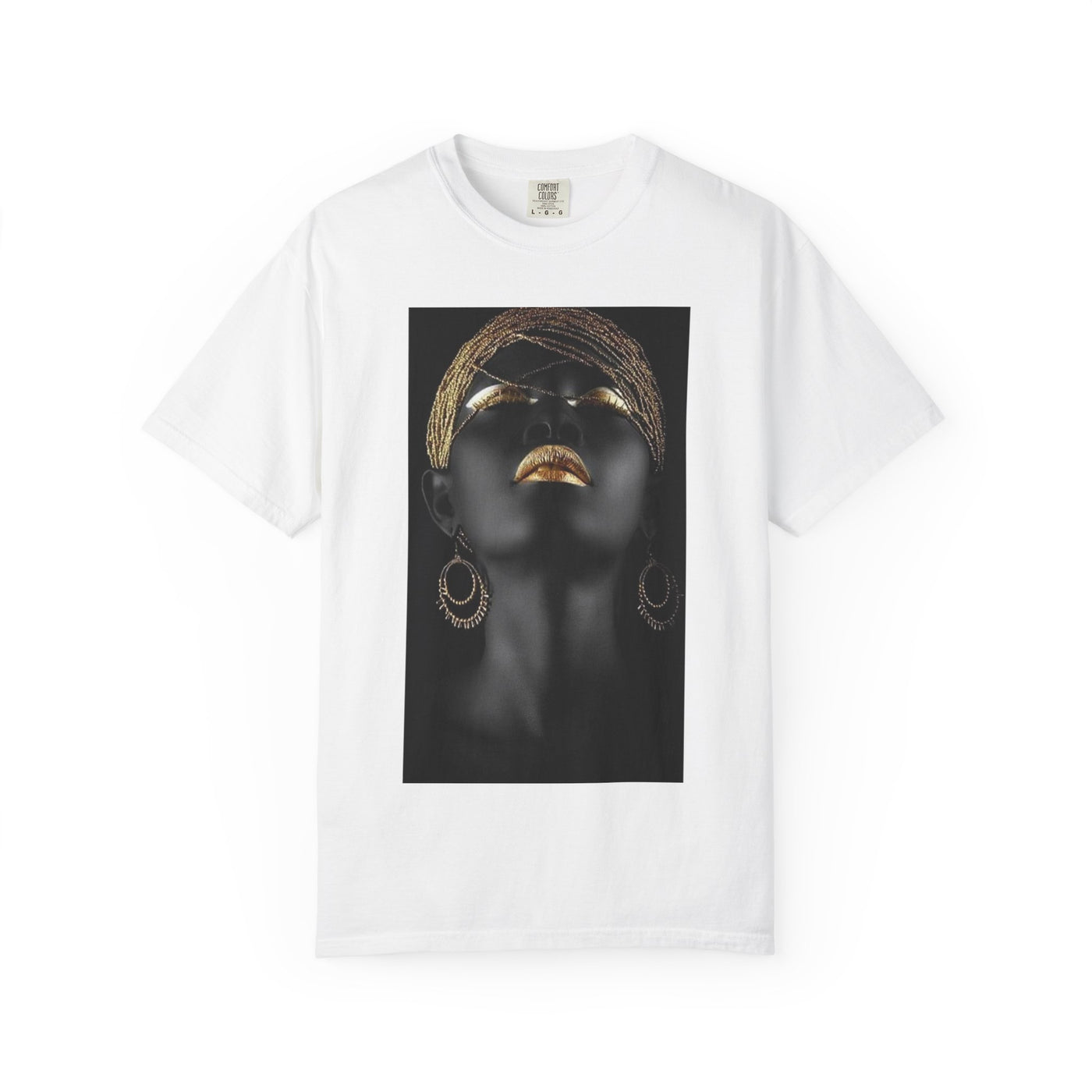 Elegant Black Woman T-Shirt, Unisex Shirt, Art Tee, Stylish Gift, Statement Top