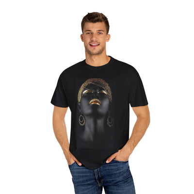 Elegant Black Woman T-Shirt, Unisex Shirt, Art Tee, Stylish Gift, Statement Top