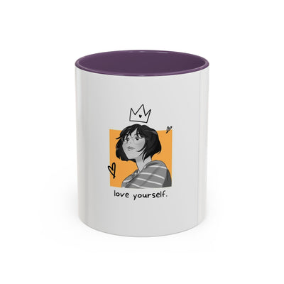 Empowering Love Yourself Coffee Mug | Motivational Gift, Self-Care Reminder, Cute Cup, Coffee Lover, Inspirational Decor