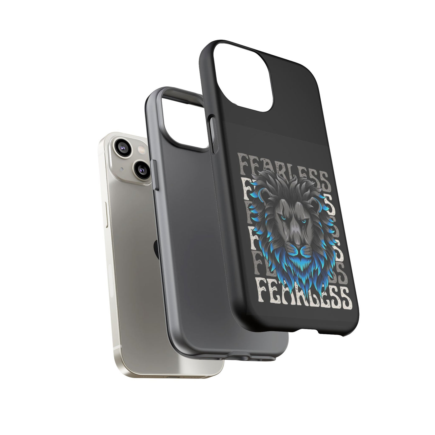 Fearless Lion Phone Case, Tough Phone Cover for Men, Unique Gift for Lion Lovers, Cool Tech Accessories, Bold Statement Case