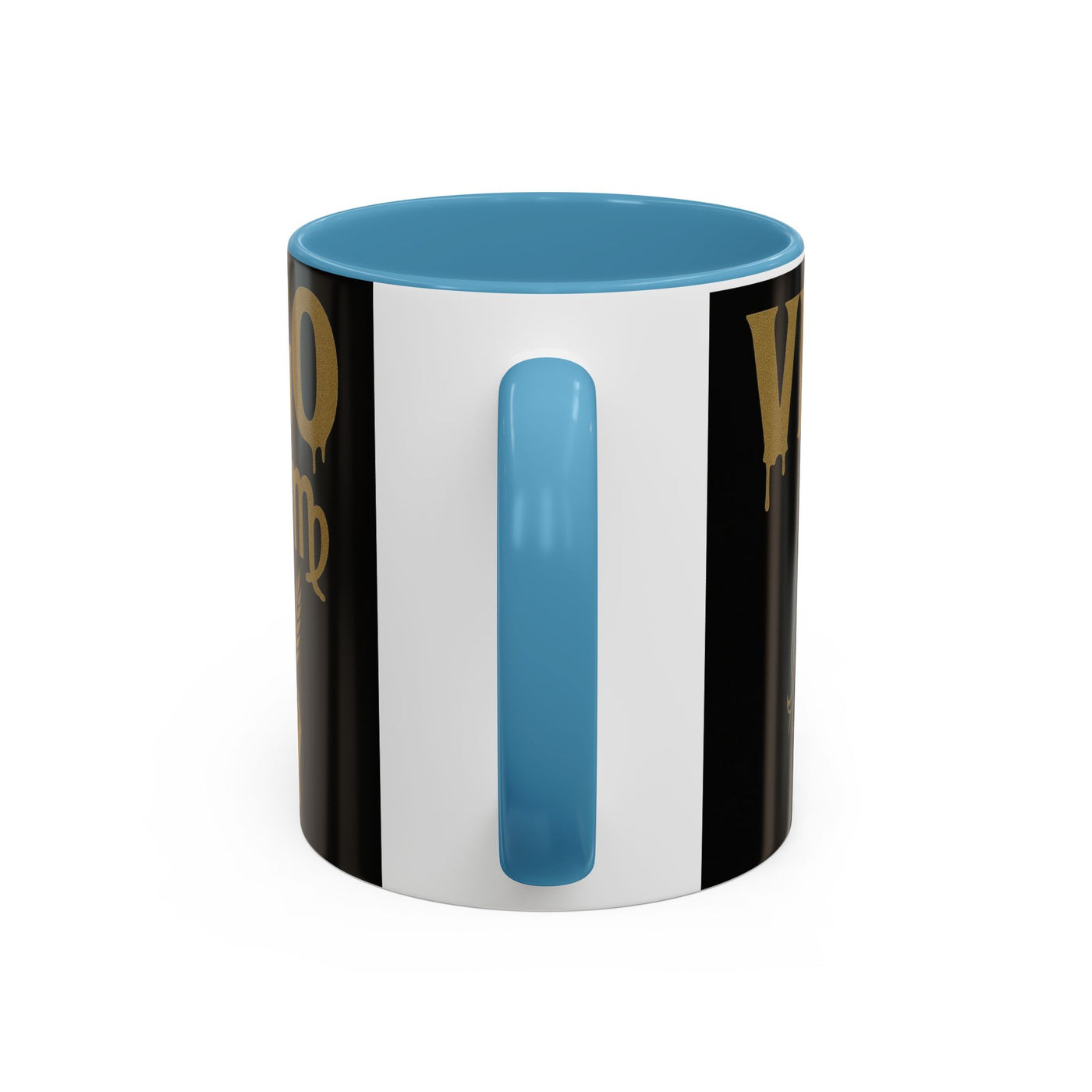 Astrology Virgo Coffee Mug, Zodiac Gift for Virgo Season, Horoscope Mug, Black and Gold Mugs, Astrology Gifts