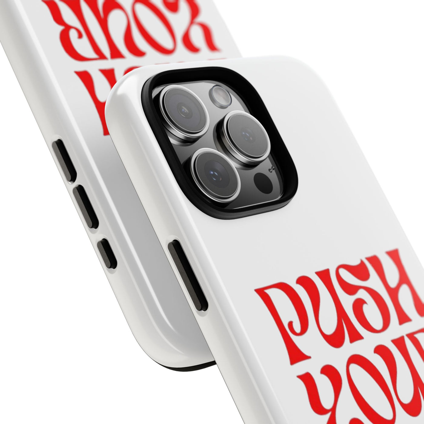 Bold Motivational Phone Case, Push Your Limit, Gym Lovers, Gift for Students, Inspiring Tech Accessory