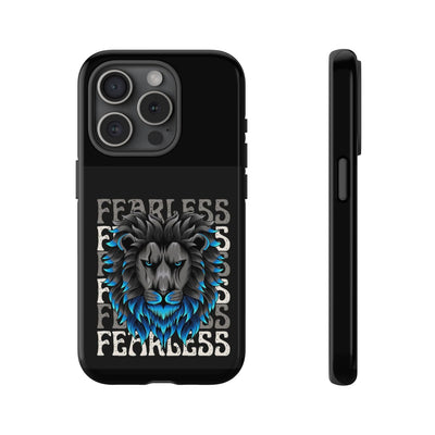 Fearless Lion Phone Case, Tough Phone Cover for Men, Unique Gift for Lion Lovers, Cool Tech Accessories, Bold Statement Case