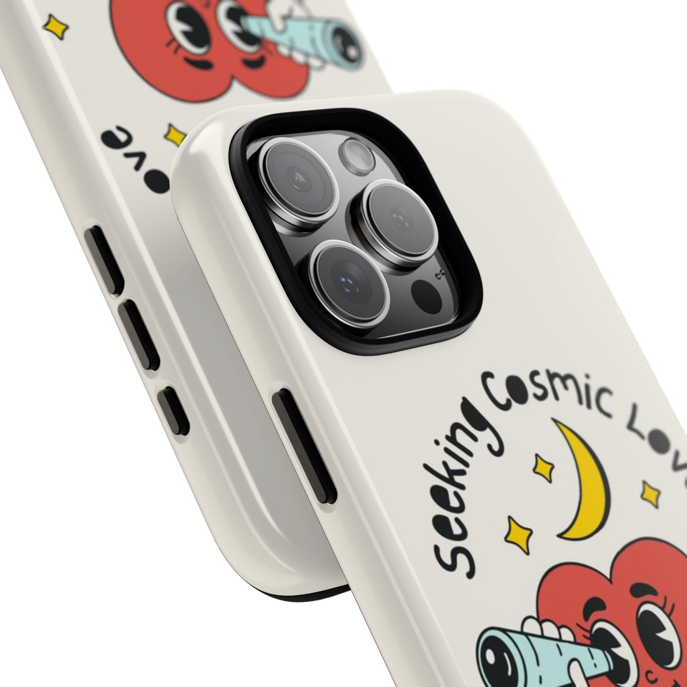 Cosmic Love Phone Case - Whimsical Heart Design, Cute Gift for Astronomers, Fun Accessories for Star Lovers, Adorable Tech Decor, [...]