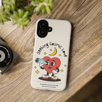 Cosmic Love Phone Case - Whimsical Heart Design, Cute Gift for Astronomers, Fun Accessories for Star Lovers, Adorable Tech Decor, [...]