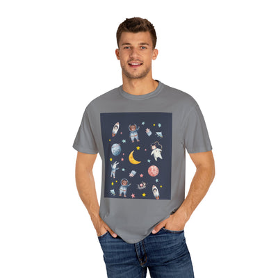 Cosmic Adventure T-Shirt - Unisex Space Graphic Tee, Gift for Astronaut Lovers, Kids & Adults, Astronomy Enthusiast, Birthday Present