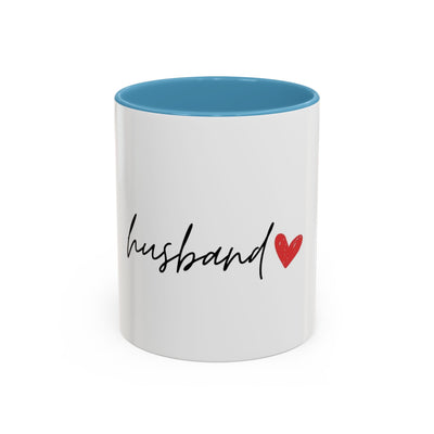 Husband Love Mug | Perfect Gift for Spouse, Romantic Coffee Cup, Wedding Anniversary Present, Sweetheart Mug, Cute Kitchen Accessory