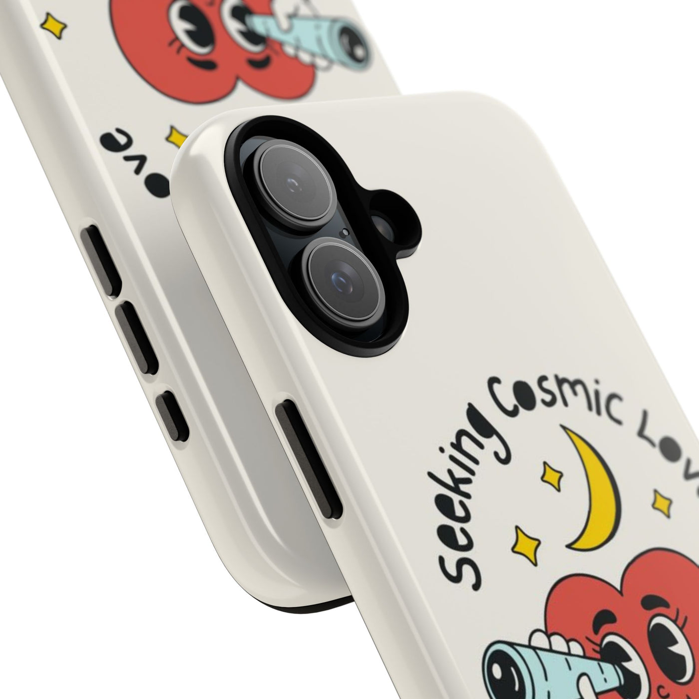 Cosmic Love Phone Case - Whimsical Heart Design, Cute Gift for Astronomers, Fun Accessories for Star Lovers, Adorable Tech Decor, [...]