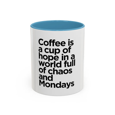 Inspirational Coffee Mug, Motivational Gift for Coffee Lovers, Perfect for Monday Motivation, Modern Black and White Design