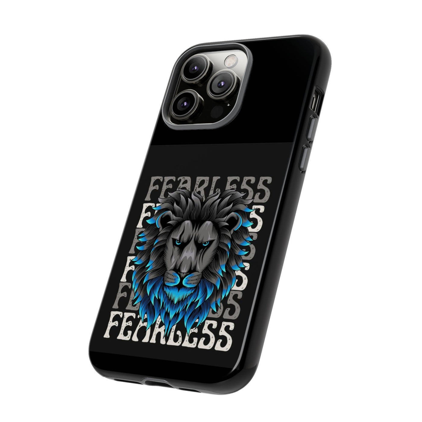 Fearless Lion Phone Case, Tough Phone Cover for Men, Unique Gift for Lion Lovers, Cool Tech Accessories, Bold Statement Case