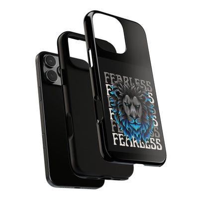 Fearless Lion Phone Case, Tough Phone Cover for Men, Unique Gift for Lion Lovers, Cool Tech Accessories, Bold Statement Case