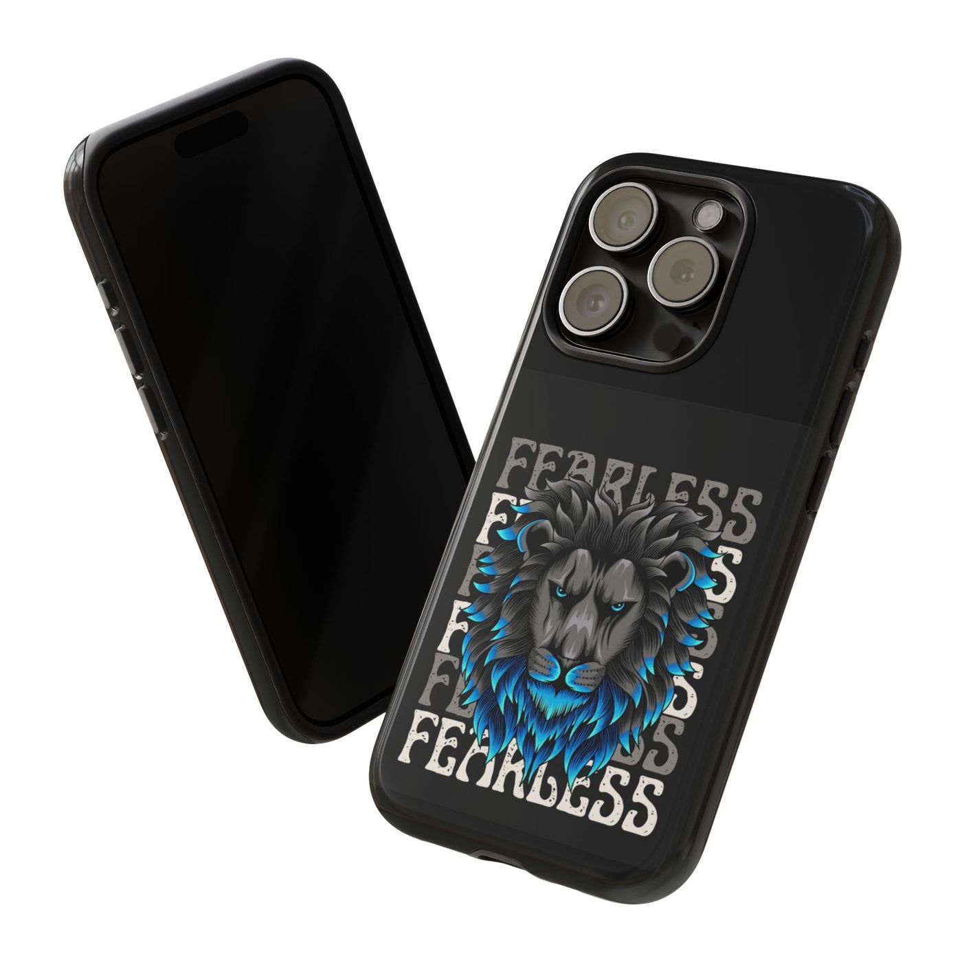 Fearless Lion Phone Case, Tough Phone Cover for Men, Unique Gift for Lion Lovers, Cool Tech Accessories, Bold Statement Case