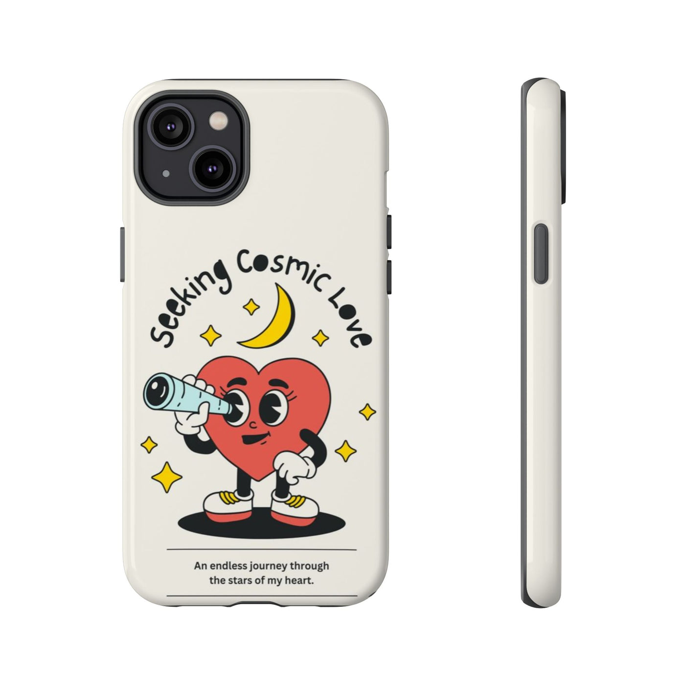 Cosmic Love Phone Case - Whimsical Heart Design, Cute Gift for Astronomers, Fun Accessories for Star Lovers, Adorable Tech Decor, [...]