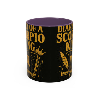 Scorpio King Coffee Mug | Astrological Gift, Zodiac Lover, Birthday Present, Astrology Decor, Unique Coffee Cup