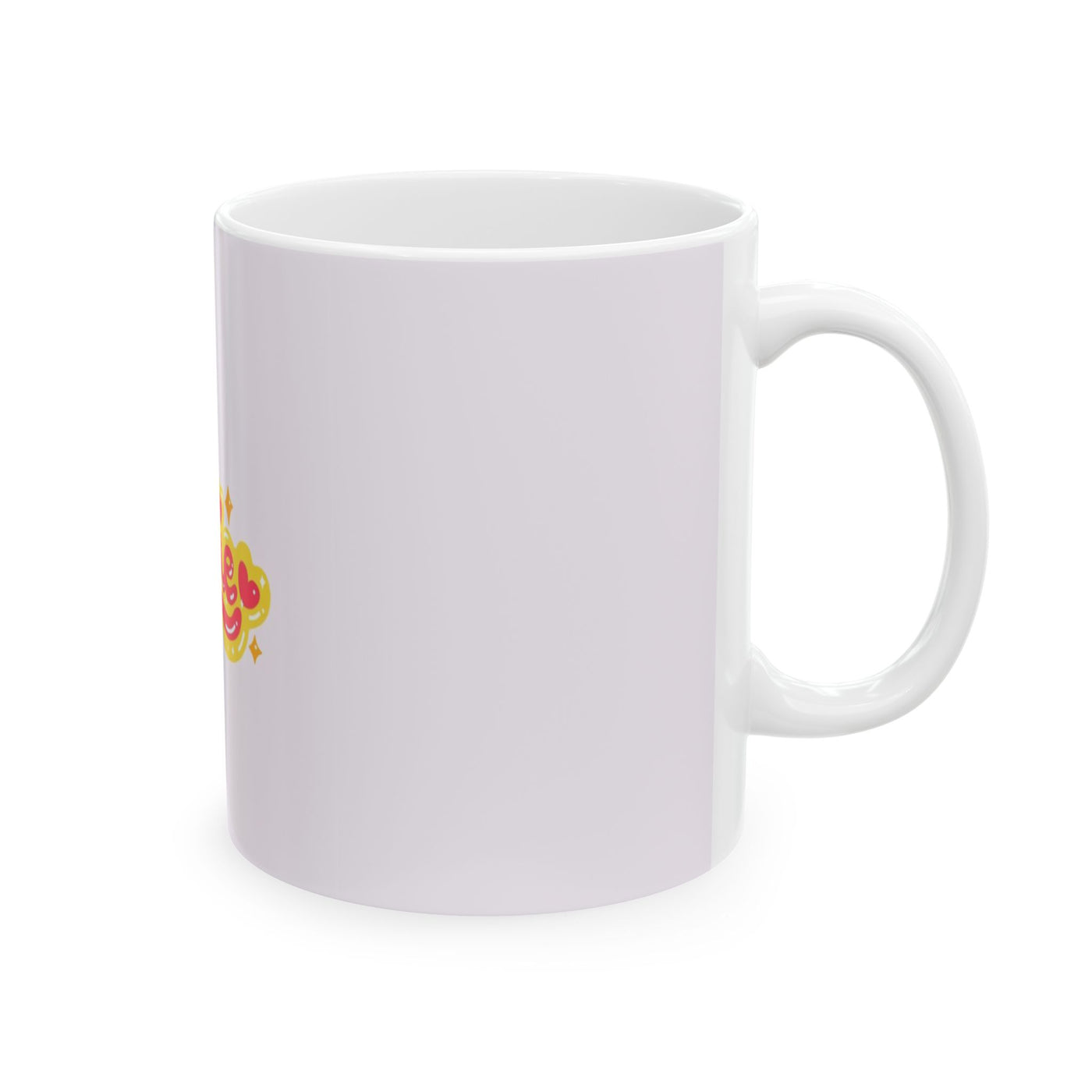 Cute Hearts Ceramic Mug - Perfect Gift for Friends, Cute Home Decor, Coffee Lover Present, Valentine's Day, Birthday