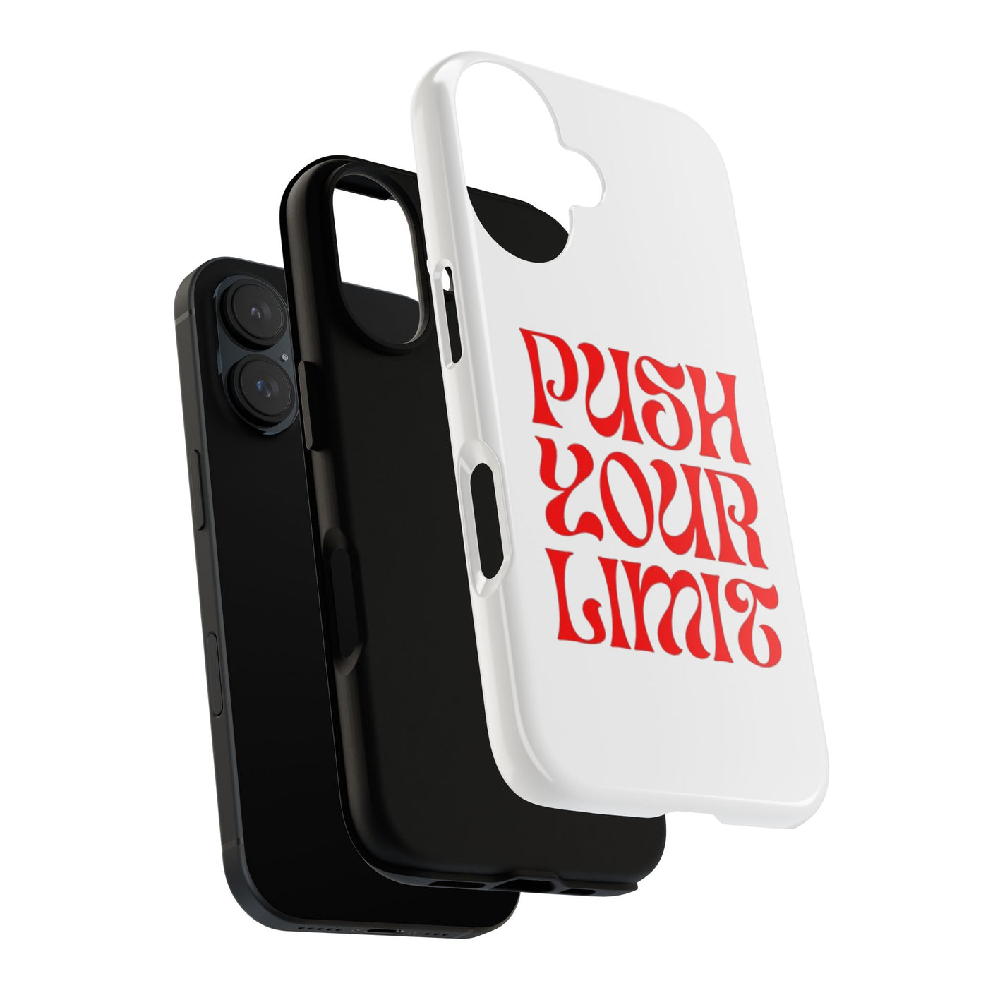 Bold Motivational Phone Case, Push Your Limit, Gym Lovers, Gift for Students, Inspiring Tech Accessory