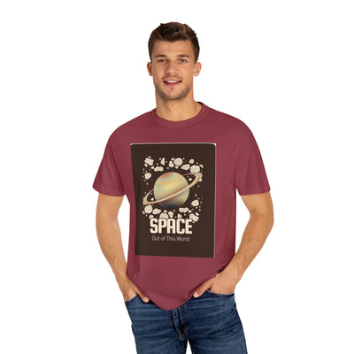 Out of This World Space T-Shirt, Unisex Space Tee, Cool Graphic Shirt, Gift for Space Lovers, Cosmic Apparel, Science Fiction Fashion