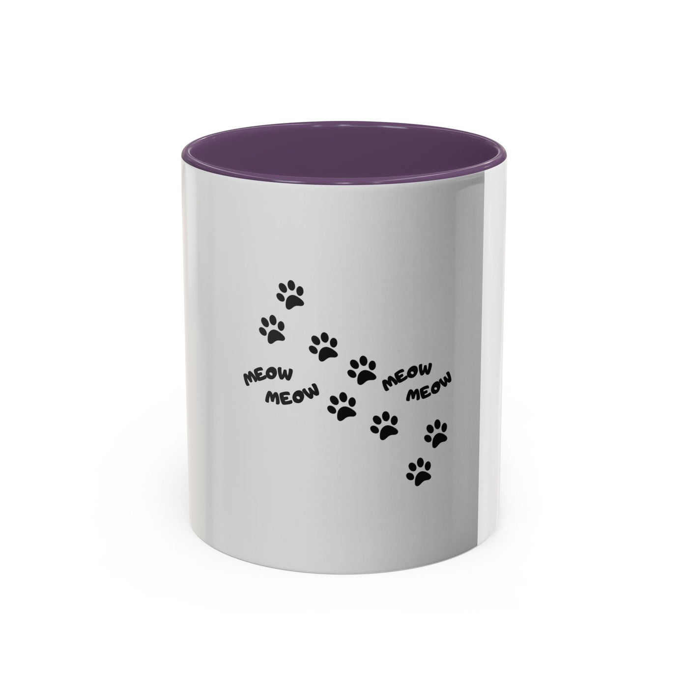 Meow Meow Pet Lover Coffee Mug - Cat-themed Gift, Animal Lover Drinkware, Cute Coffee Cup, Fun Cat Mom Mug, Unique Pet Lover Present