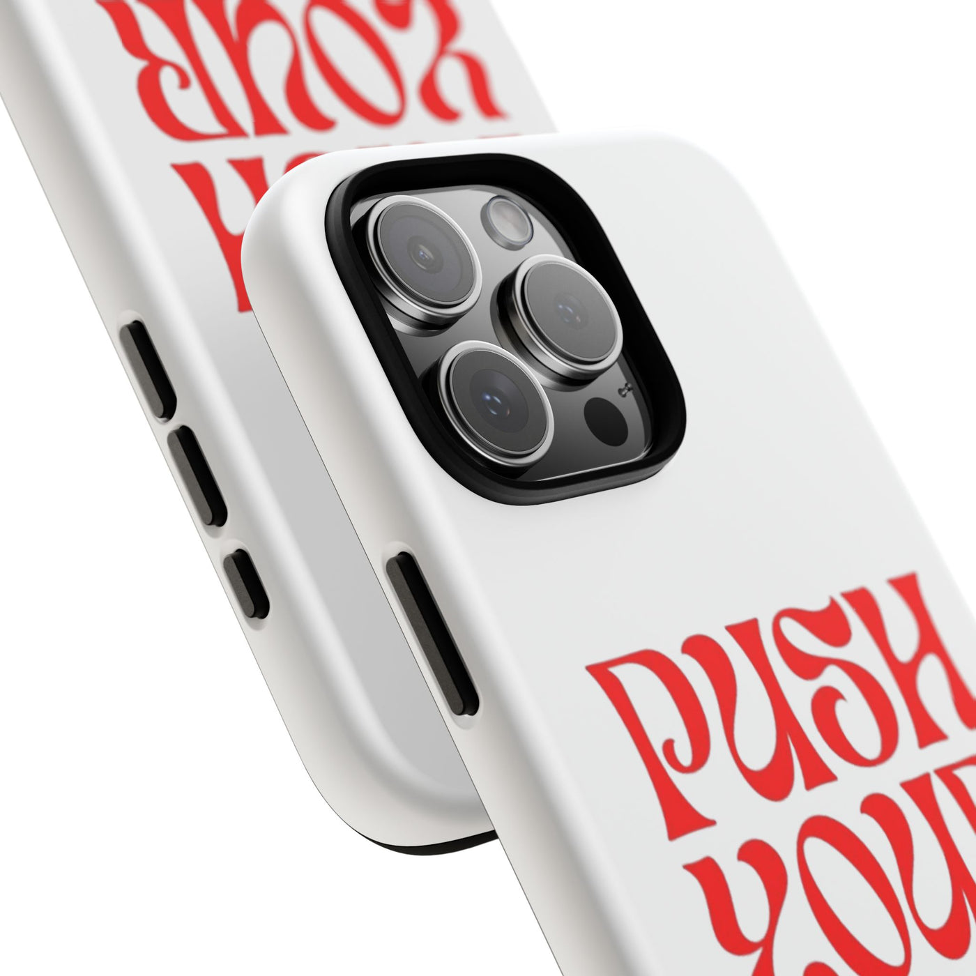 Bold Motivational Phone Case, Push Your Limit, Gym Lovers, Gift for Students, Inspiring Tech Accessory