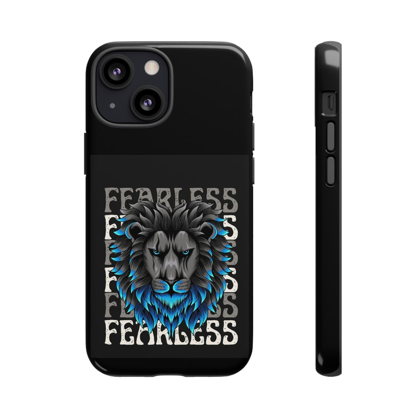 Fearless Lion Phone Case, Tough Phone Cover for Men, Unique Gift for Lion Lovers, Cool Tech Accessories, Bold Statement Case