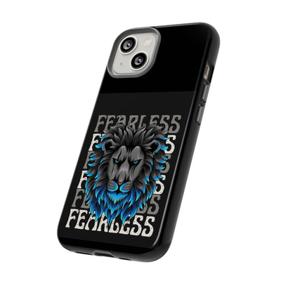 Fearless Lion Phone Case, Tough Phone Cover for Men, Unique Gift for Lion Lovers, Cool Tech Accessories, Bold Statement Case